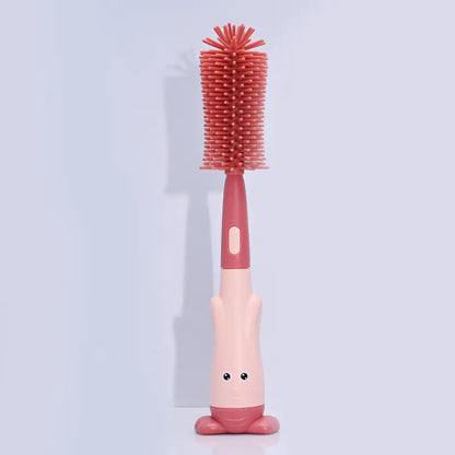 Silicone Bottle Cleaning Brush with Long Handle