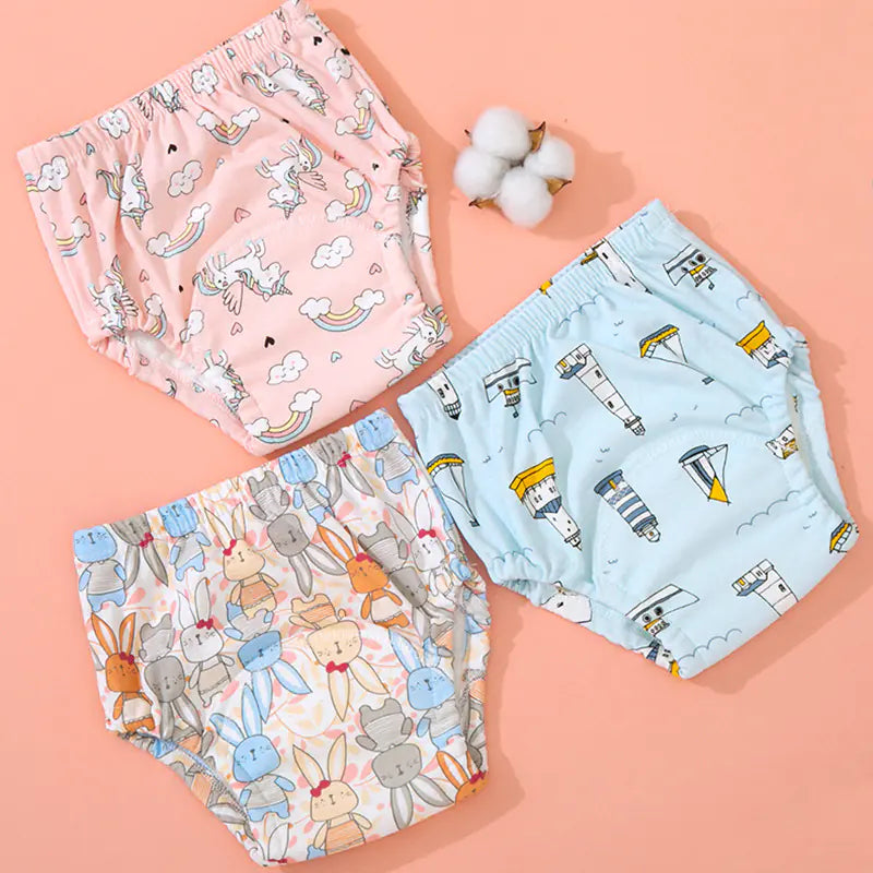 Toilet Training Pants with Diaper Separators and Pockets