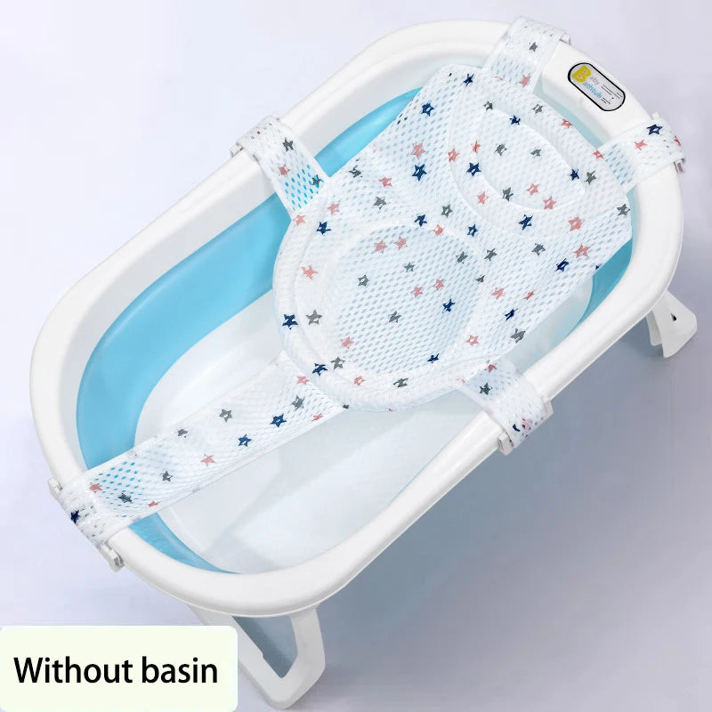 Adjustable Non-Slip Bath Net for Newborns and Babies