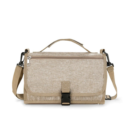 Portable Baby Changing Pad with Shoulder Strap & Pocket