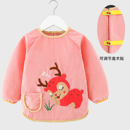 Waterproof Bib for Boys - Stylish Reversible Design