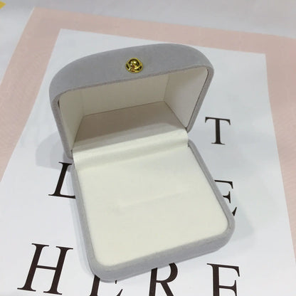 Luxury Jewelry Box with Floating Design and Plastic Film