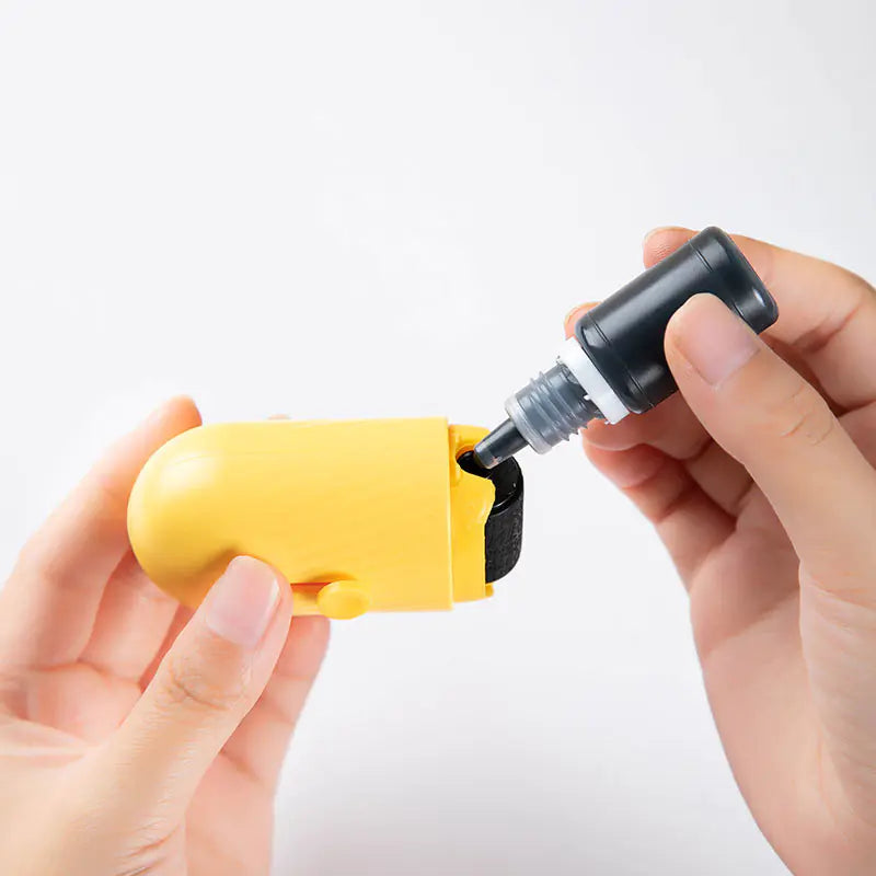 Ceramic Blade Roller Sealing Stamp with Name Cover