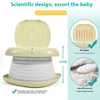Cartoon Foldable Portable Children's Toilet – Travel & Outdoor Potty Seat