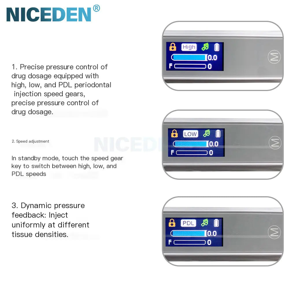 Mini Wireless Dental Anesthesia Device with LCD Display