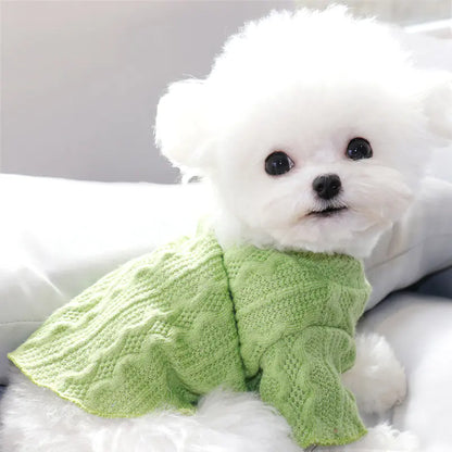 Towable Plus Fleece Winter Sweater for Dogs