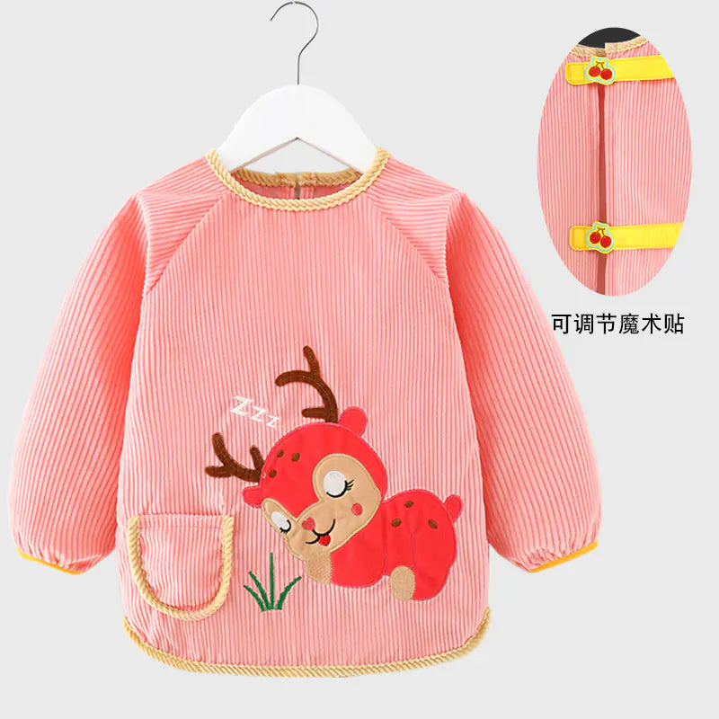 Waterproof Bib for Boys - Stylish Reversible Design