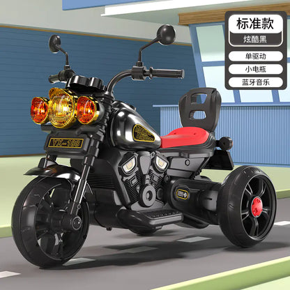 Children's Electric Trike with Remote Control (Battery-Powered)