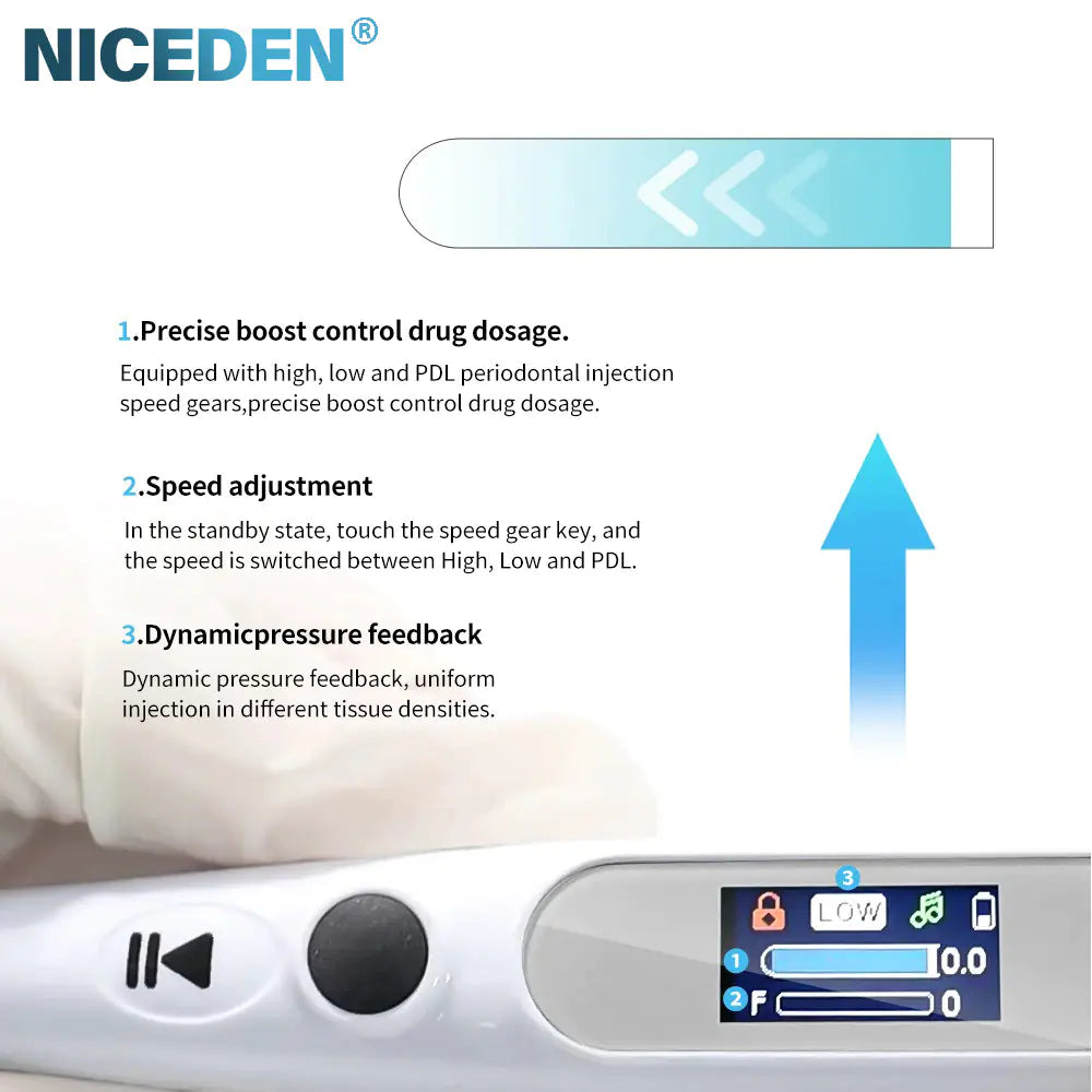 Mini Wireless Dental Anesthesia Device with LCD Display