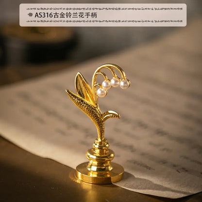 Custom Resin Alloy Wax Seal Handle Set for Magic Academy