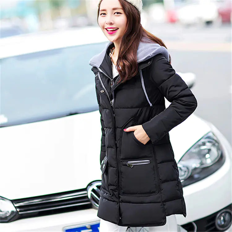 Slim Fit Down Jacket and Cotton Coat