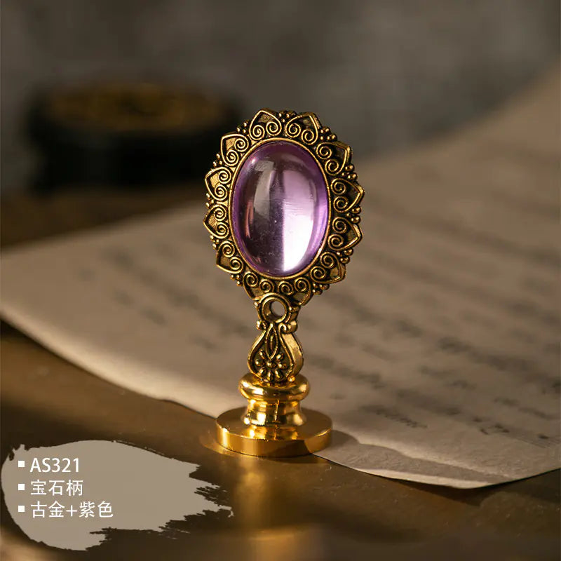 Custom Resin Alloy Wax Seal Handle Set for Magic Academy