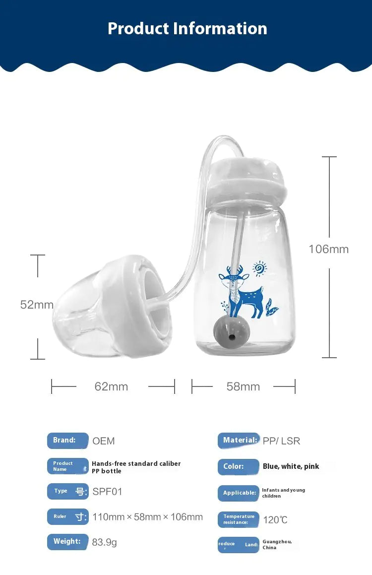 Hand-Free Baby Bottle, 150ml