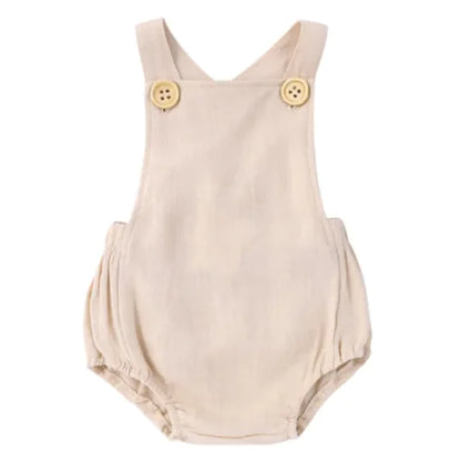 Baby Sleeveless Cotton Jumpsuit