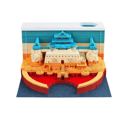 Omoshiroi Magic Castle 3D Notepad 2024 Memo Pad