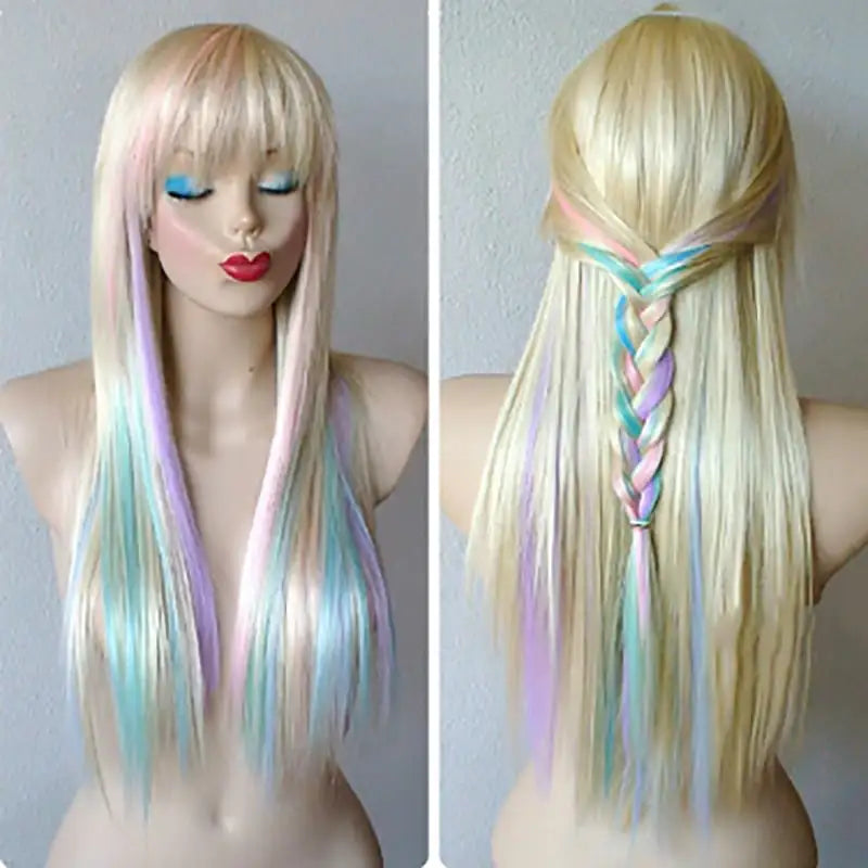 Colorful Gradient Harajuku Ice Cream Wig
