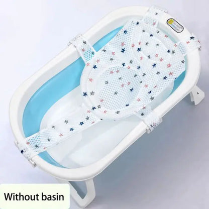 Adjustable Non-Slip Bath Net for Newborns and Babies