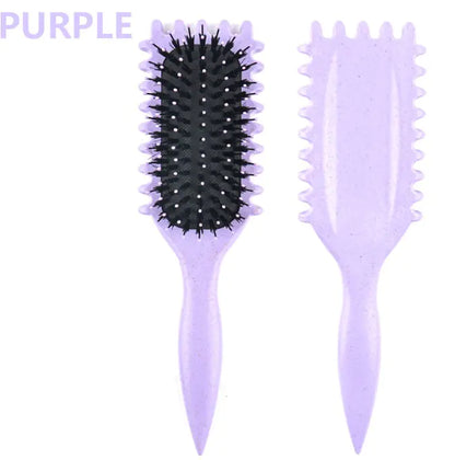 Bounce Shape Round Hairdressing Comb