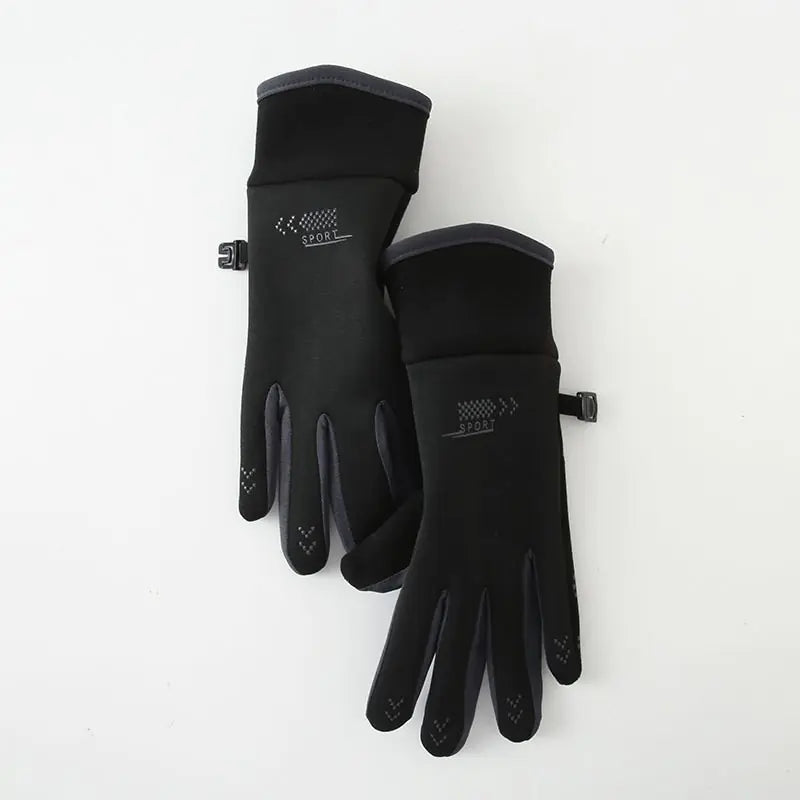 DeRong Women's Lightweight Velvet Windproof Gloves