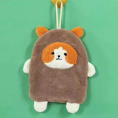 Superfine Gauze Cartoon Flower Handkerchief (1 Piece)