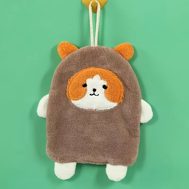 Superfine Gauze Cartoon Flower Handkerchief (1 Piece)