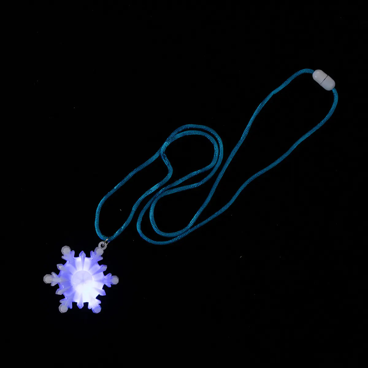 Cool Light Up Necklace with Santa and Christmas Tree