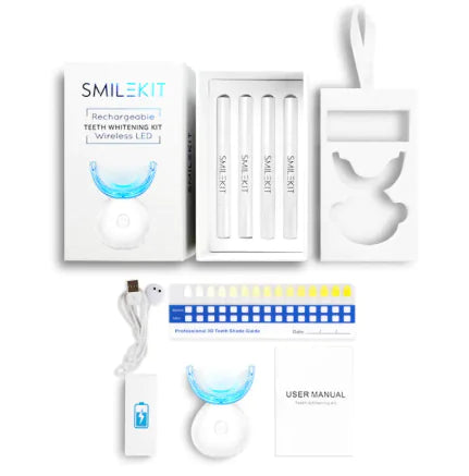 Wireless Teeth Whitening Kit – LED & Charging Set
