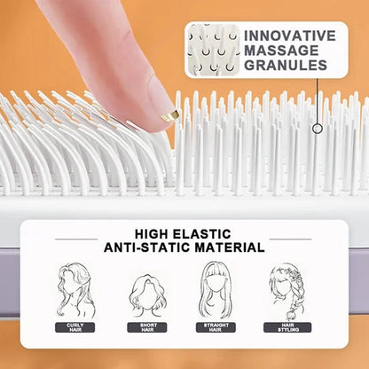 4 In 1 Self-Cleaning Hair Brush