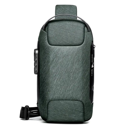 Men's Anti-Theft USB Chest Bag