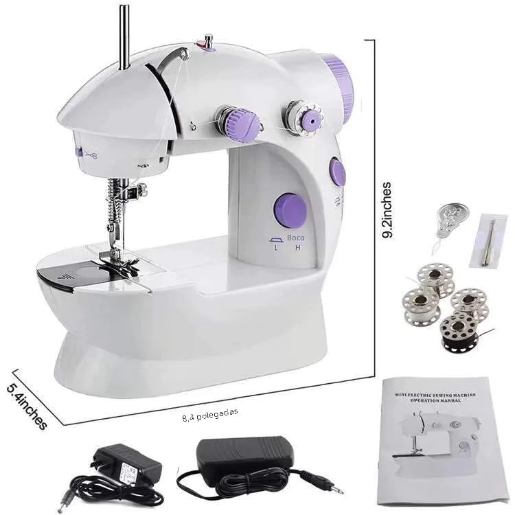 Mini Electric Sewing Machine with Light - Model SM-202A