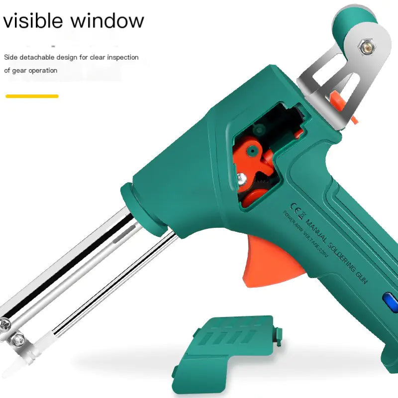 High-Power Soldering Iron with Stand, 60W Handheld Gun