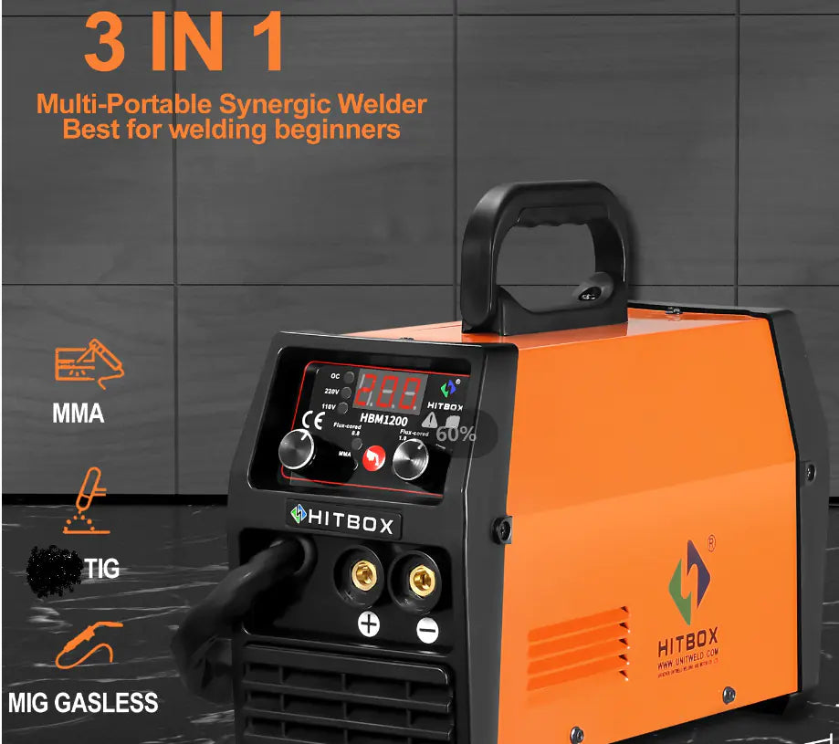 HITBOX 220V Multi-Function Gasless Welding Machine