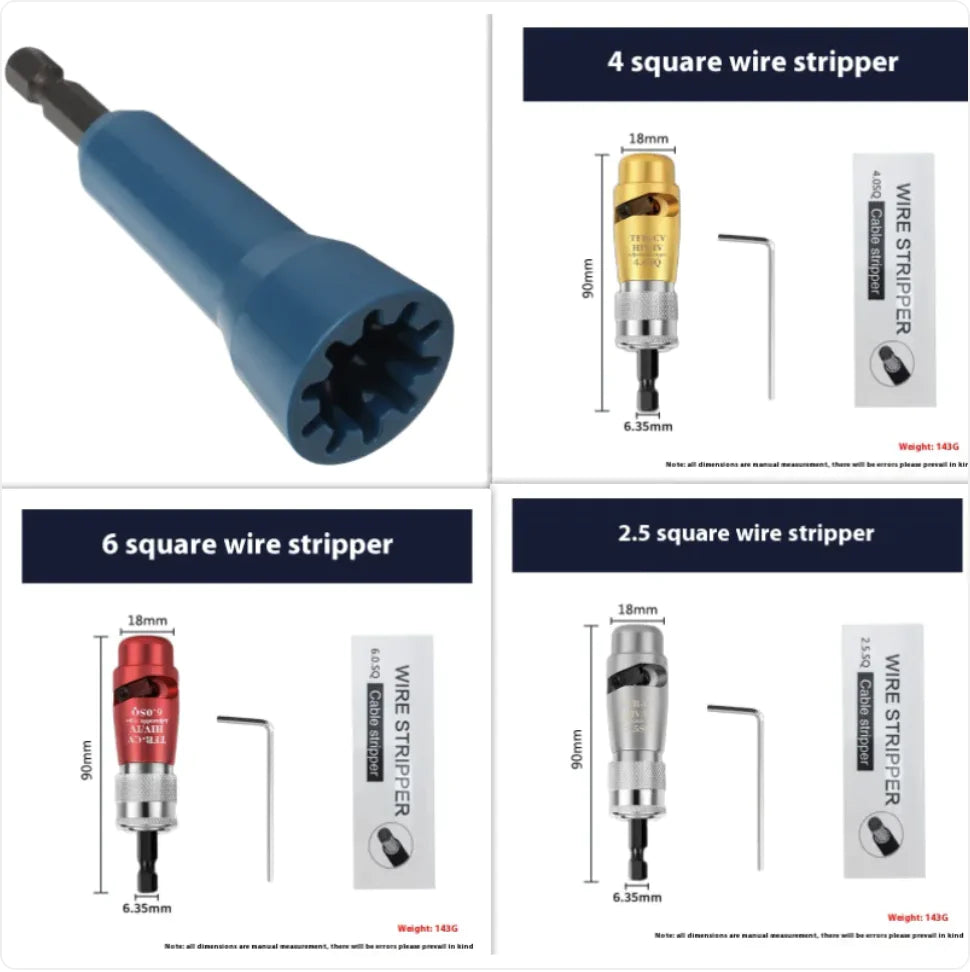 Rotating Electric Wire Stripper & Skinning Knife – Essential Electrical Tool