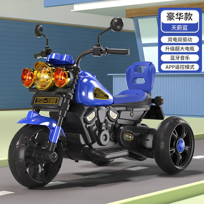 Children's Electric Trike with Remote Control (Battery-Powered)