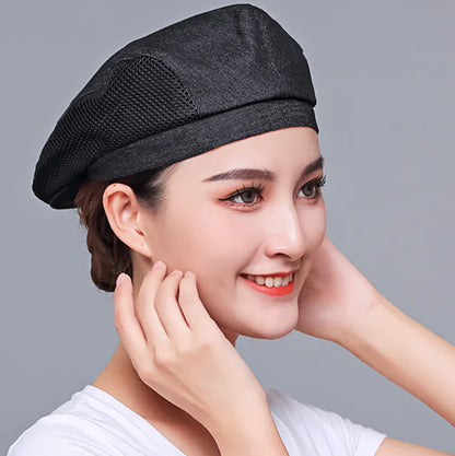 Summer Restaurant Breathable Hat for Waitstaff