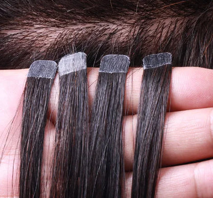 Natural Color Hair Extensions - Smooth Invisible Clips