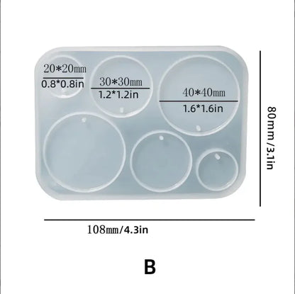 DIY Geometric Crystal Epoxy Silicone Mold Set