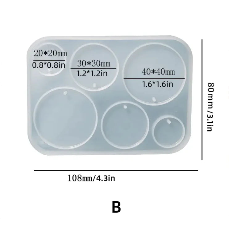 DIY Geometric Crystal Epoxy Silicone Mold Set