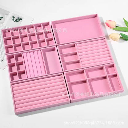 Jewelry Box for Rings and Earrings with Velvet Tray