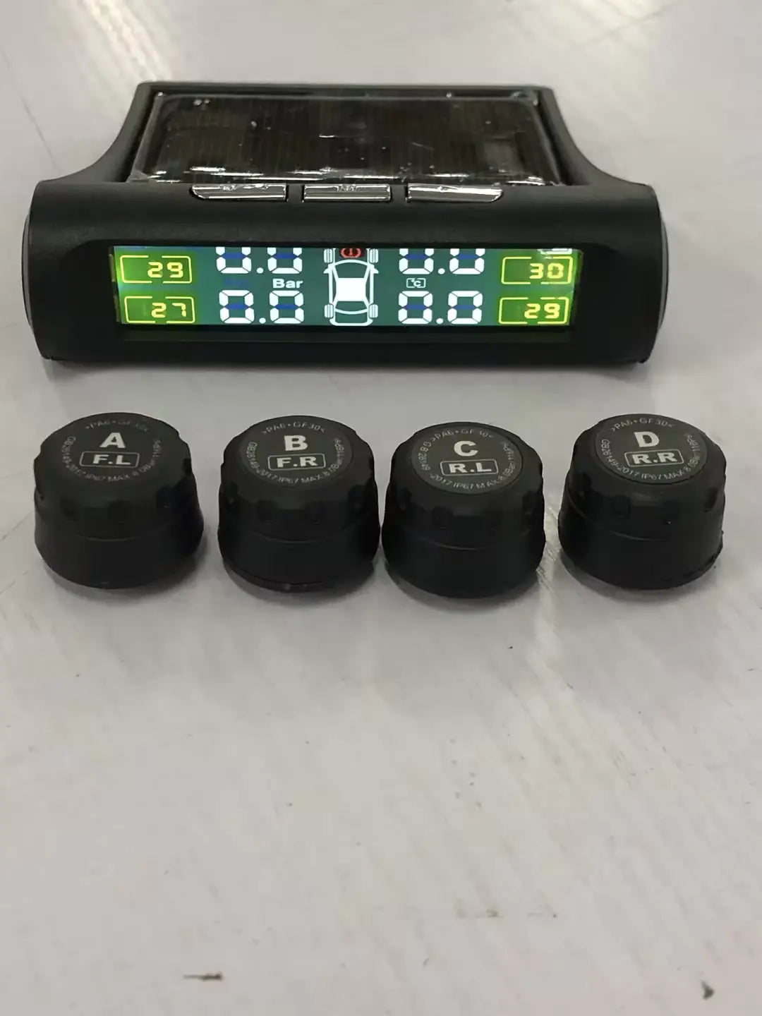 Solar Wireless Tire Pressure Monitoring System