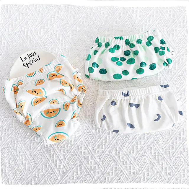 Washable Waterproof Cotton Baby Urine Ring Diapers